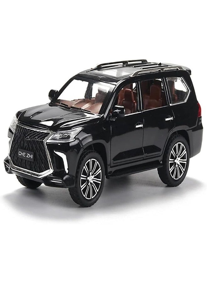 MIRTONICS 1:24 Scale Lx570 Toy Car for Kids Diecast Cars Metal Die Cast Model Car Light Sound Pull Back Openable Door - Image 1